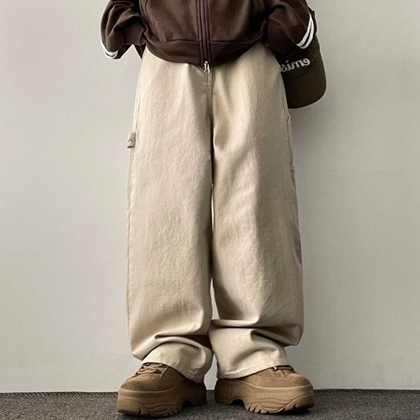 Issue Peach Cotton Pencil Pocket Pants