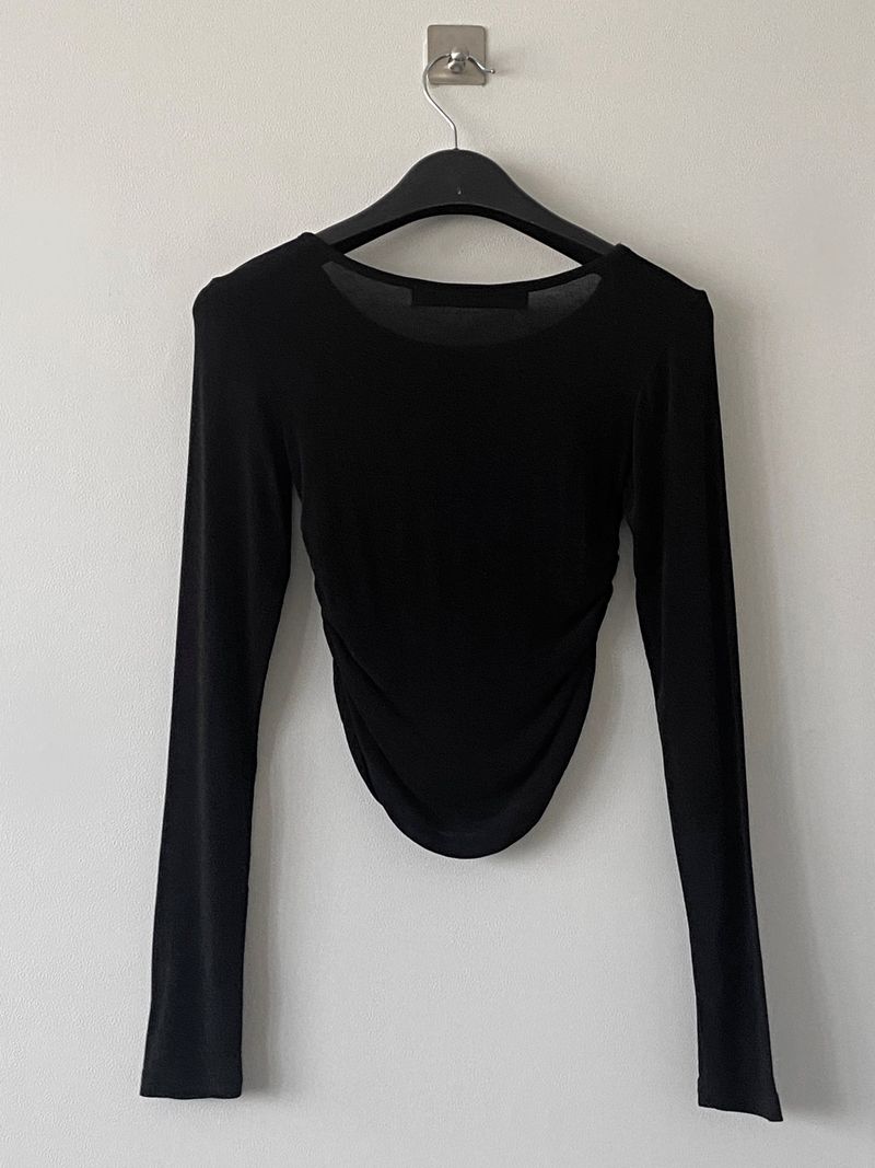 Slim layered shirring t