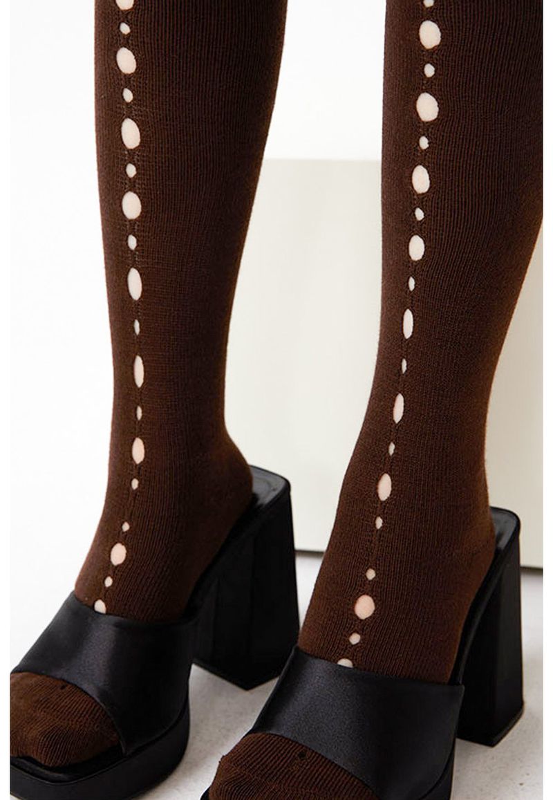 hole knee socks (4 color)