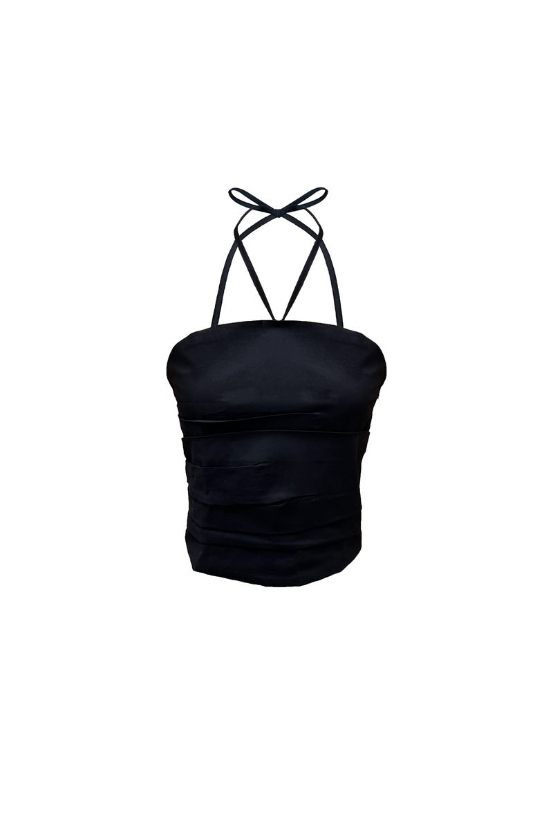 MELLIFLUOUS STRING TUBE TOP / BLACK