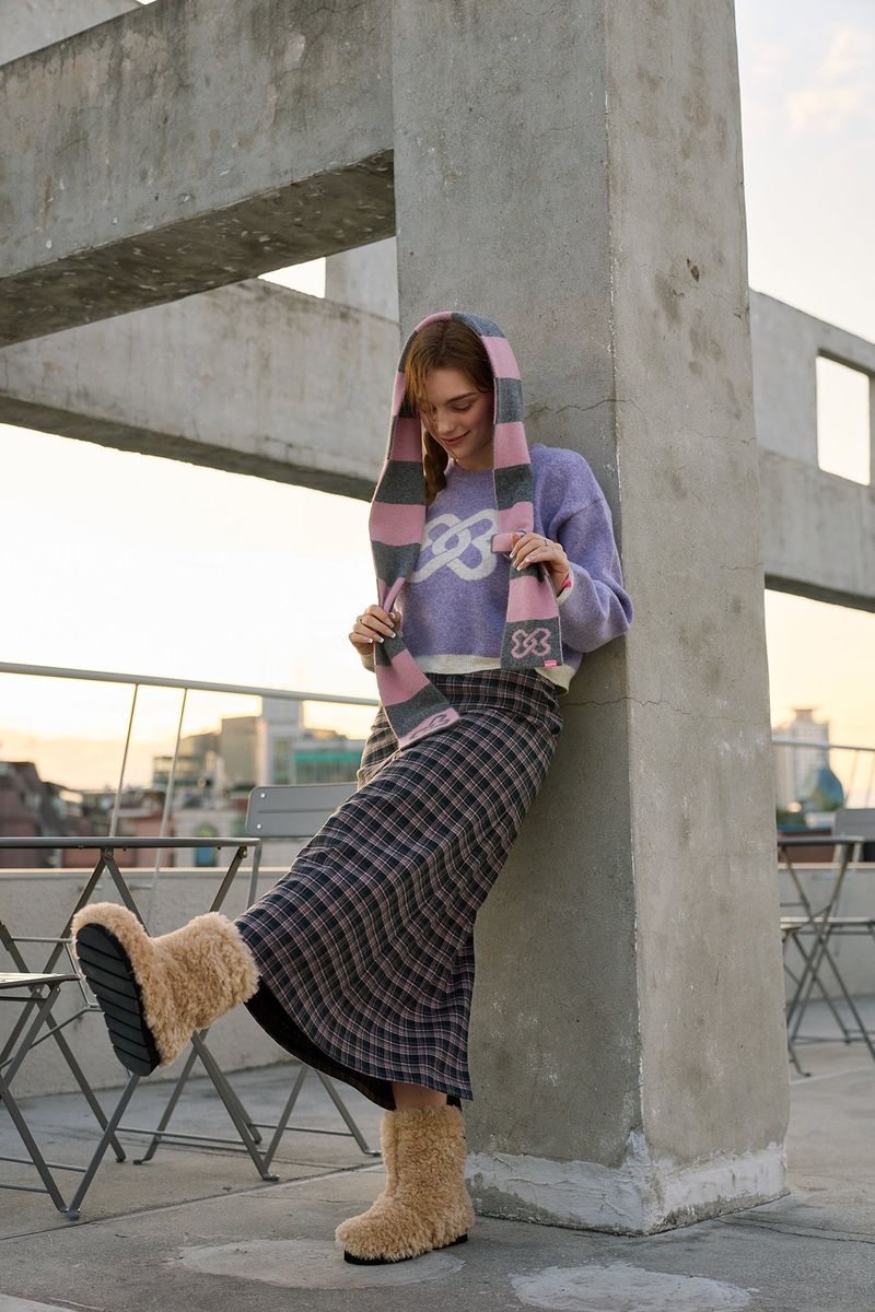 MP SYMBOL LOGO KNIT LAVENDER