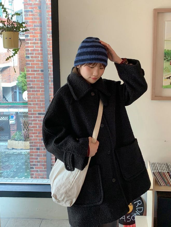 Kemat Stripe Knit Beanie