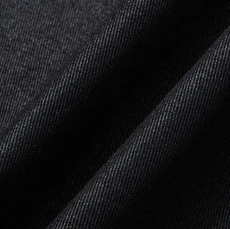 Kanto Coated Black Denim Trucker Jacket