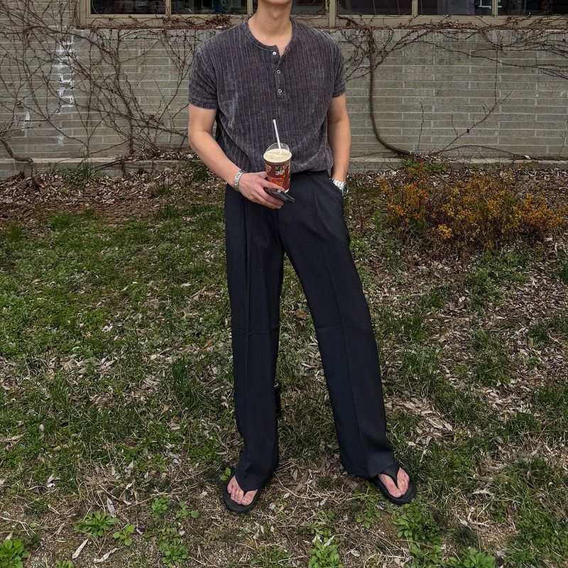 ASCLO Retro Mood Flare Slacks (3color)