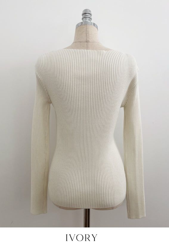 Luna Diagonal Unbalance Rib Knit (Strap Set)