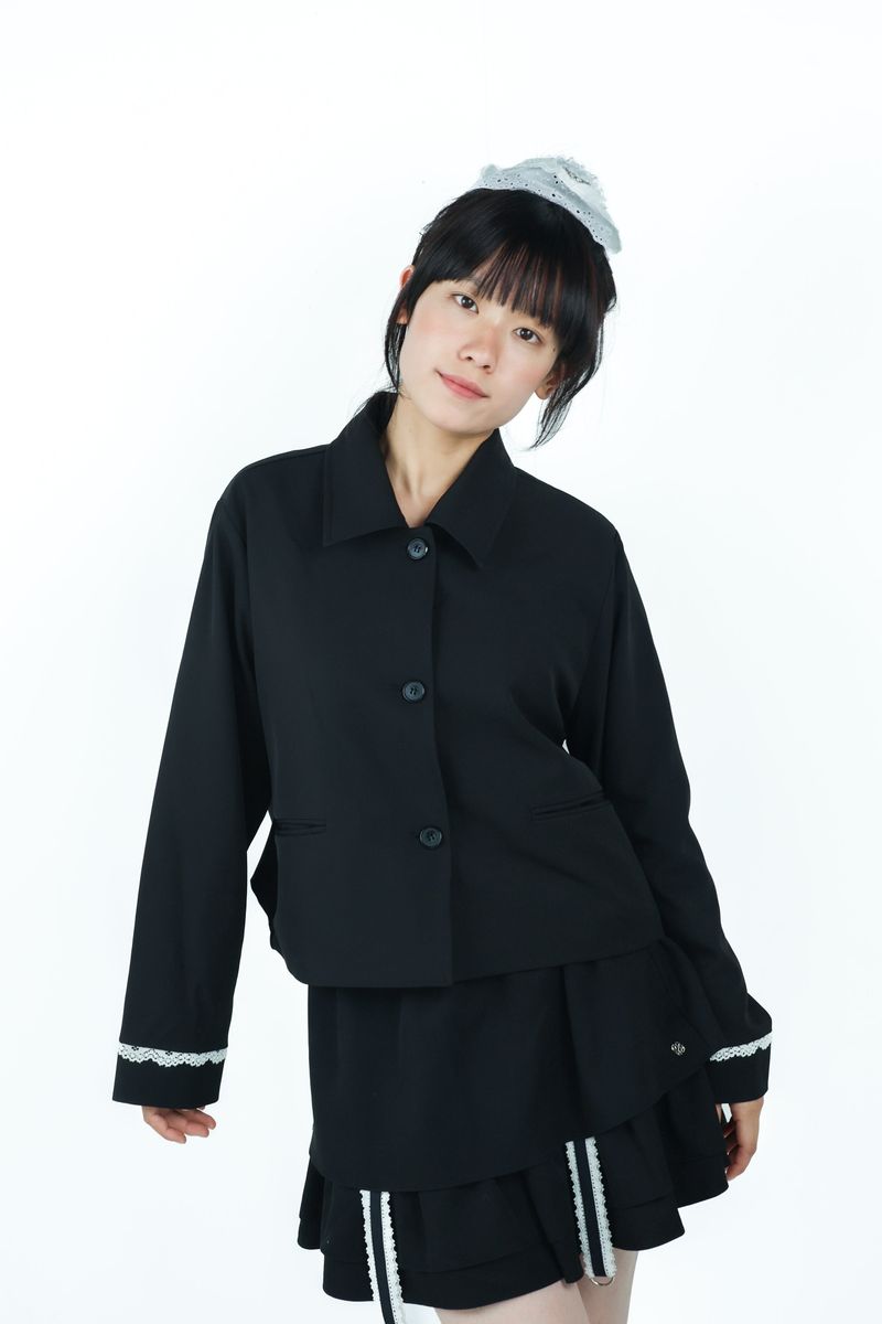 bigribbon jacket(black)