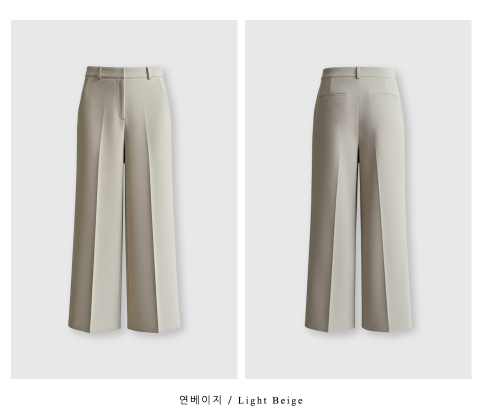 Lesen Tension Wide Slacks / 4 colors