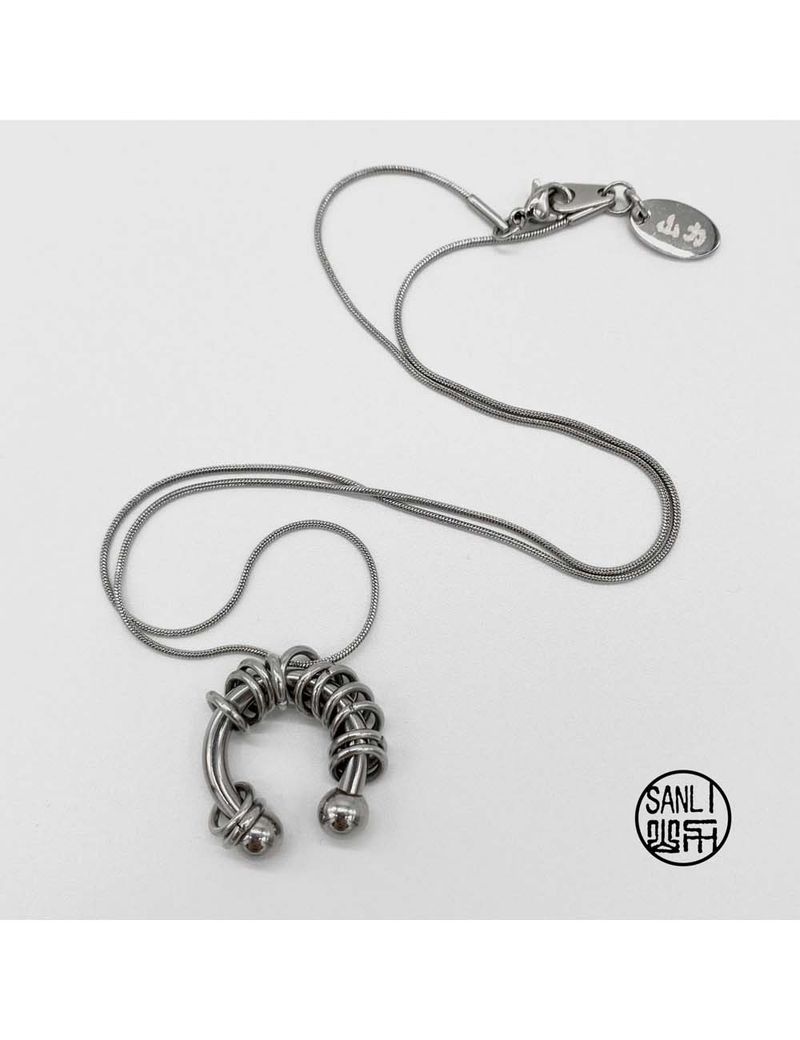 sanli（サンリー）の「ピアスネックレス スネークver.（アクセサリー）」