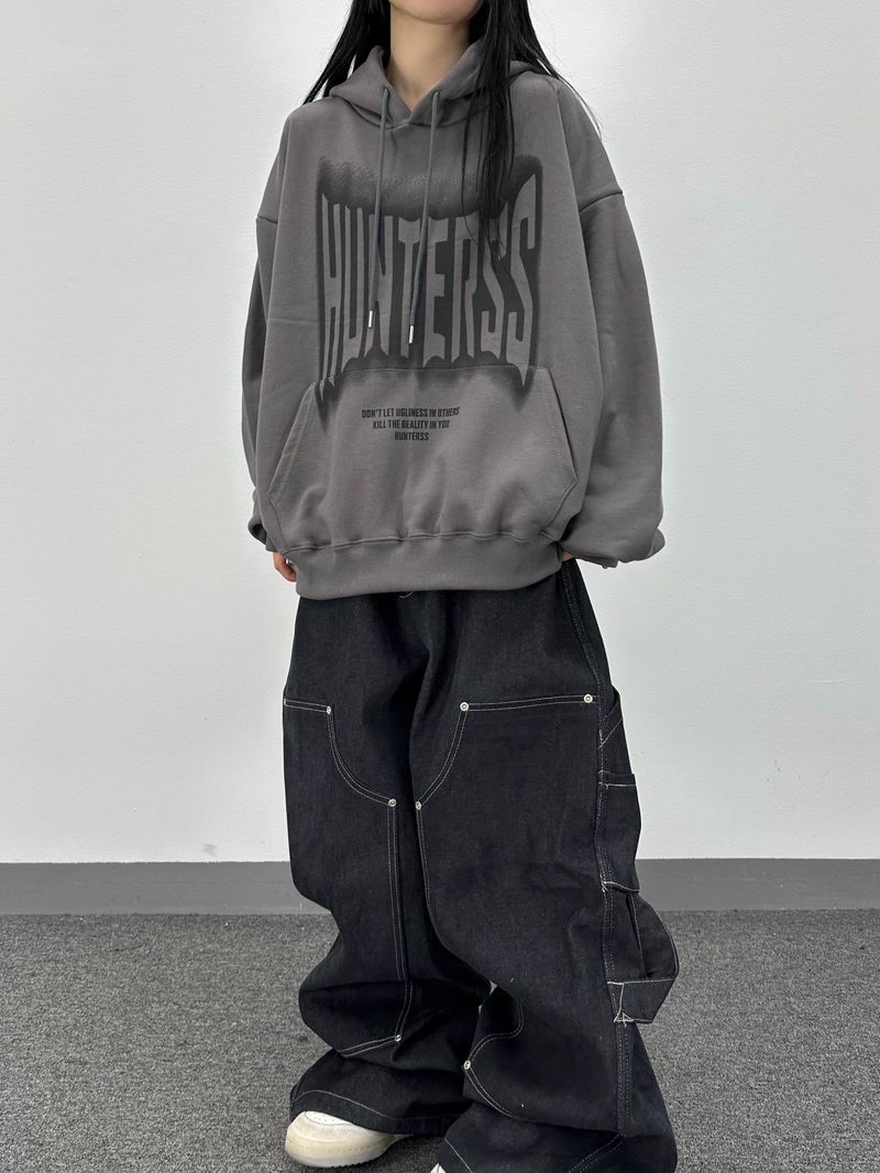 hunters crop hoodie