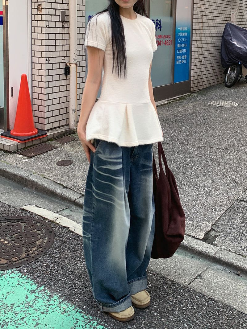 BACK POCKET MAXI JEANS (2C)