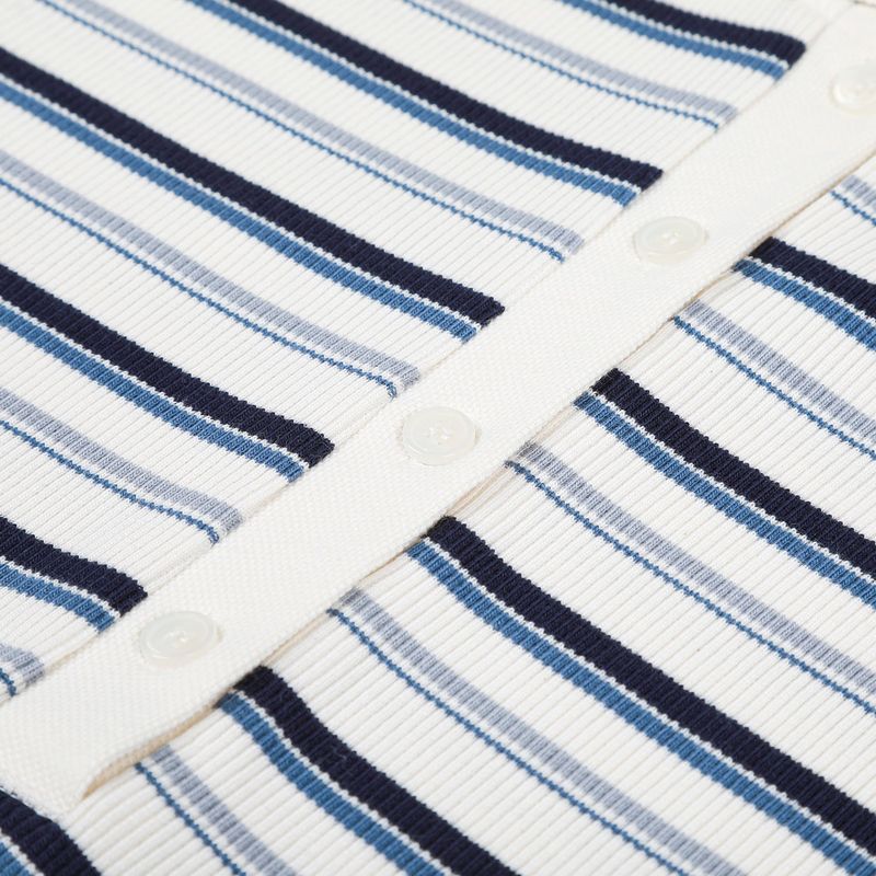 Stripe pique rib t-shirt (MULTI)