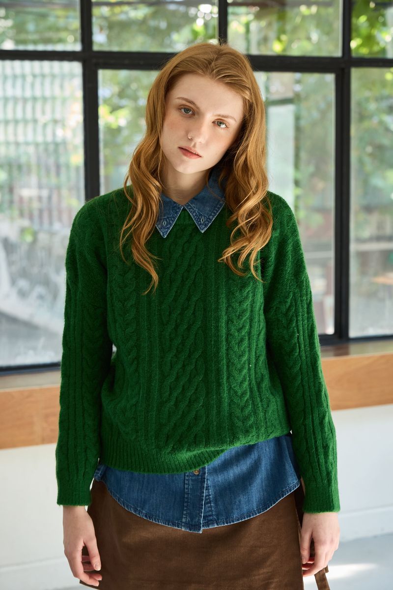 JUICY ROUND KNIT / GREEN