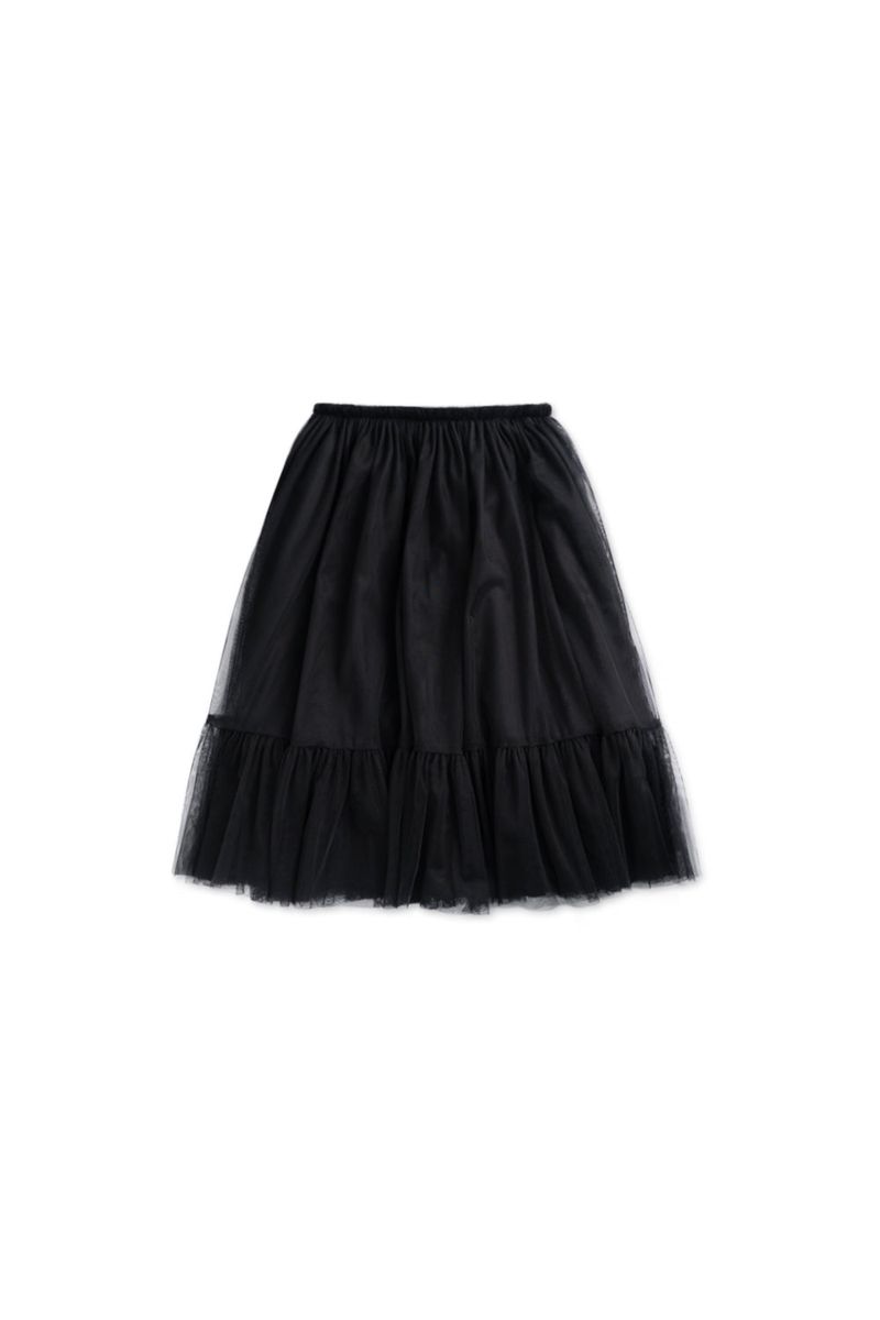 Tulle midi skirt_black