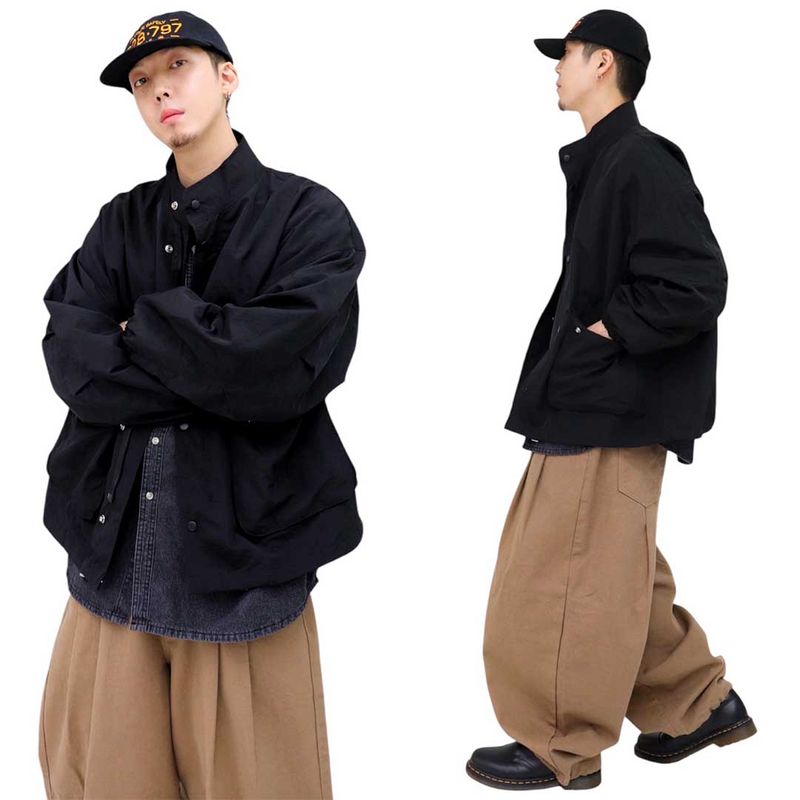 Oversized Light Nylon Jacket