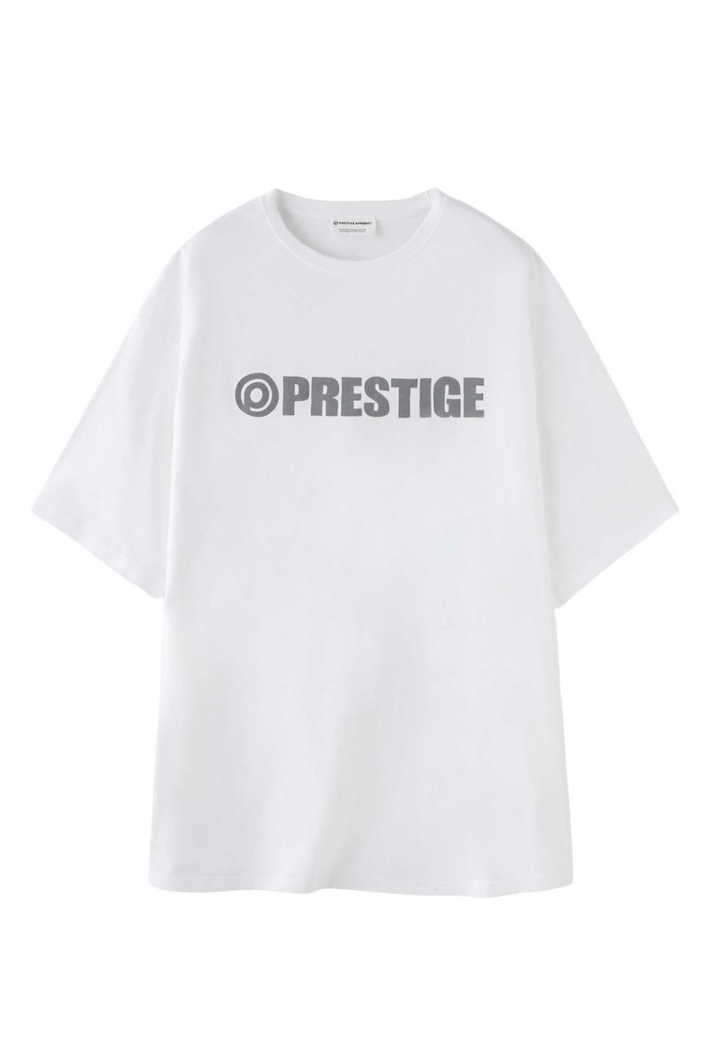 〝PRESTIGE LOGO〟REFLECTOR TEE