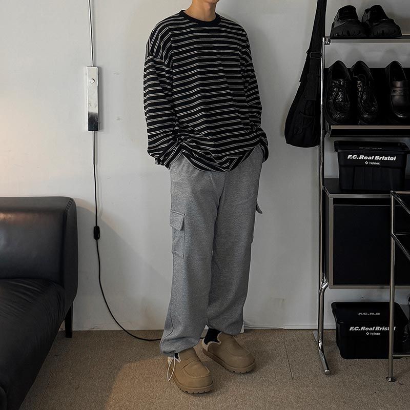 ASCLO Mink Wide Cargo Pants (5color)