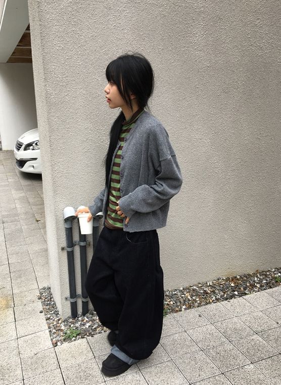 ウェナ ストレート フィット カーブド デニム パンツ