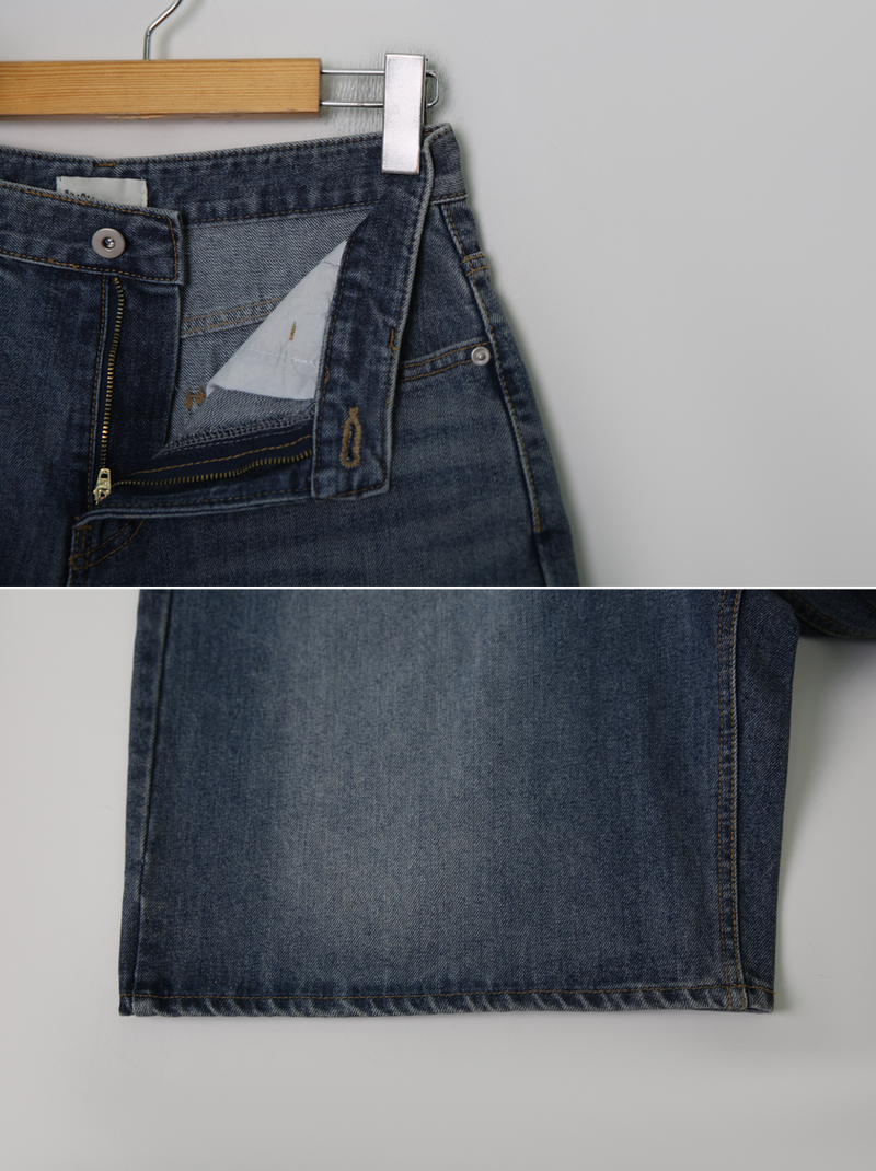 Vintage Bermuda Wide Denim Shorts
