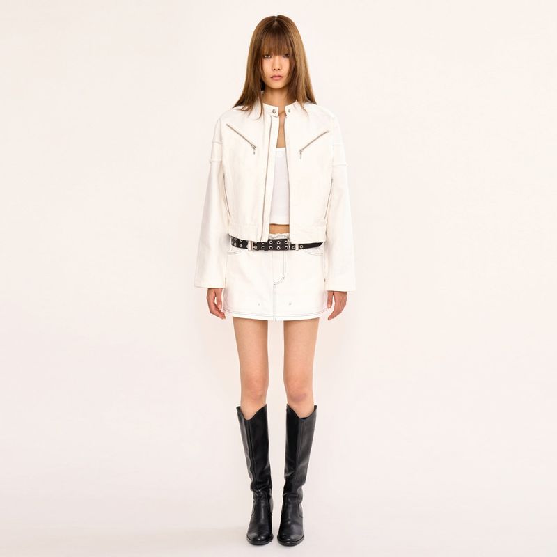 RockChic Mini Skirt(White)
