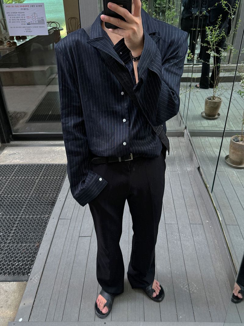 3 TAP Touch Linen Jacket (2color)