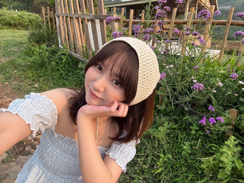 クロシェ編み バンダナ