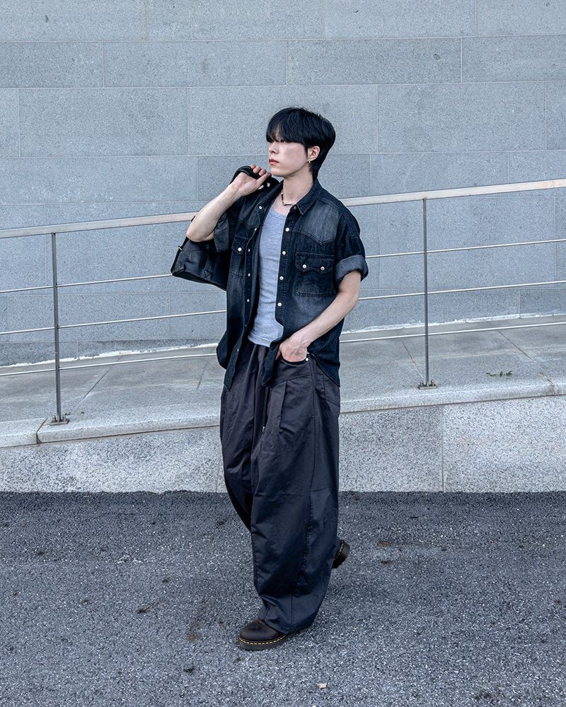 Traillin Cotton Seam One-Tuck Pants