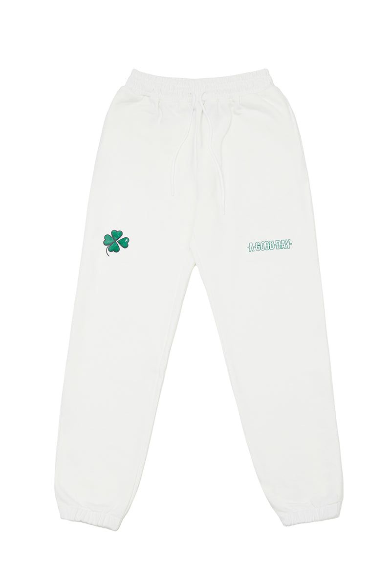 A GOOD DAY（ア グッドデイ）の「FLOVER TRANING PANTS (IVORY)（Pants）」