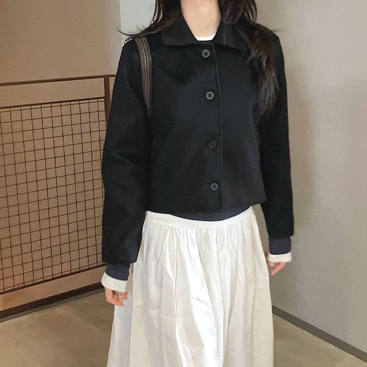 Mot Collar Short Jacket 4C