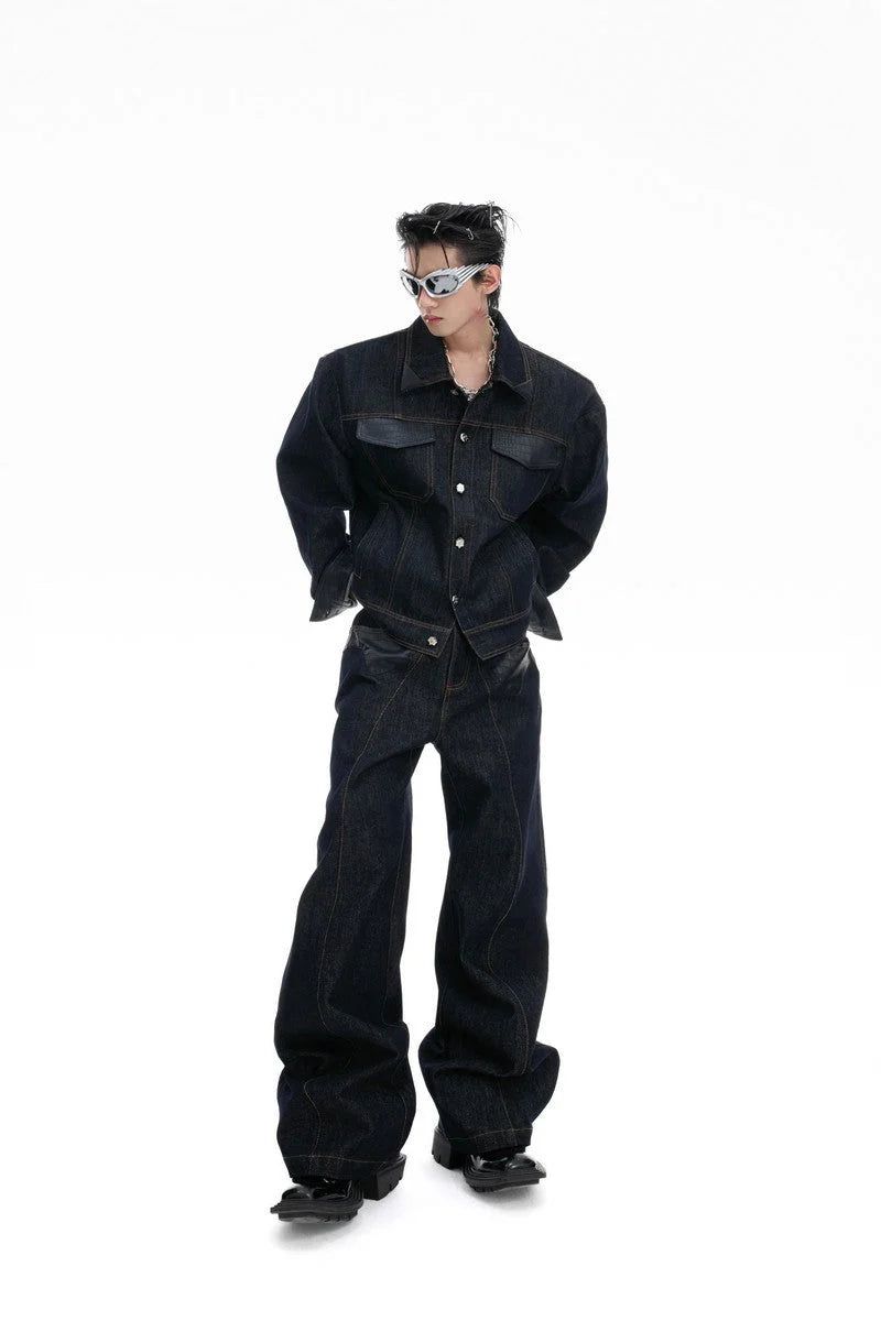 Croc Patch Denim Jacket
