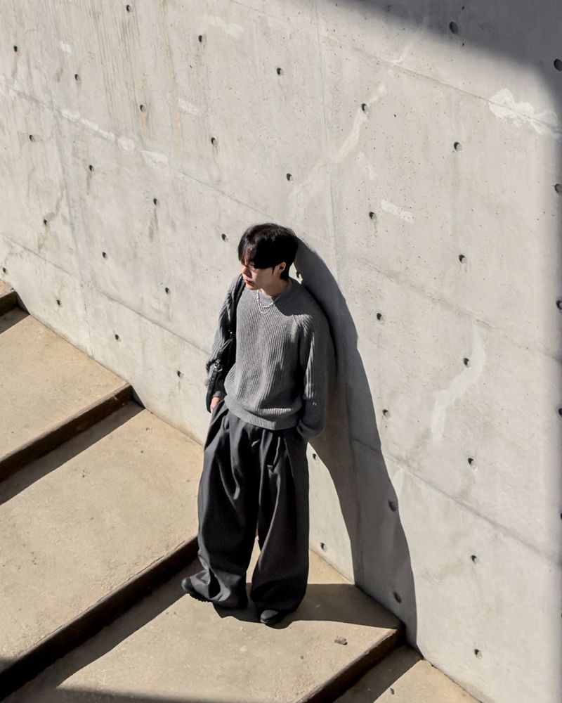 Hild Panel Cropped Hachi Knit