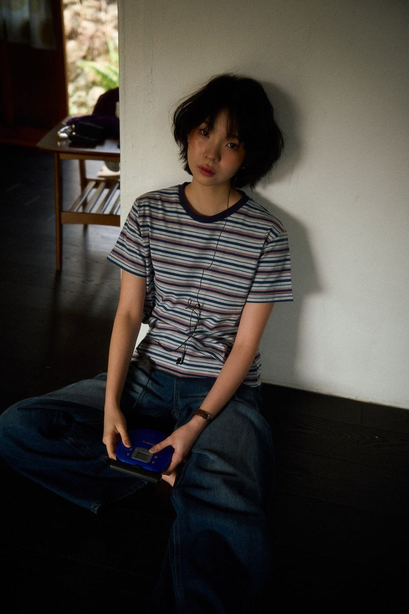 DUGGY(ダギー)の「Old Stripe T-shirt (2color)(Tops)」