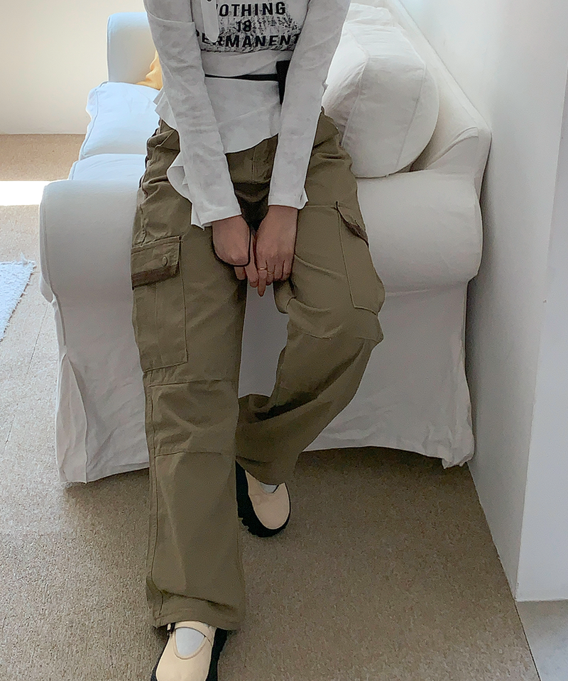 モダンカーゴストレートフィットパンツ