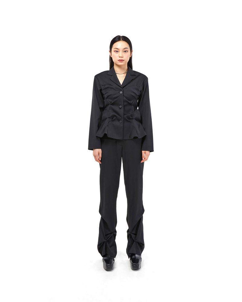 DOZI - Slim Trousers _ Black