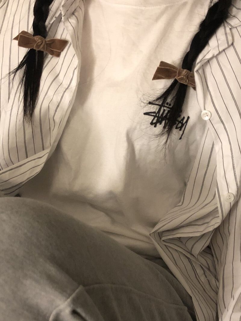  (MADE) Velvet ribbon pin
