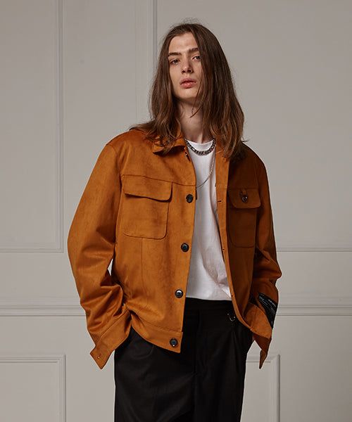 Nineeleven（ナインイレブン）の「Suede wide pocket jacket（Jackets/Outerwear）」