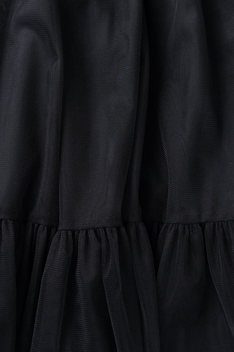Tulle midi skirt_black