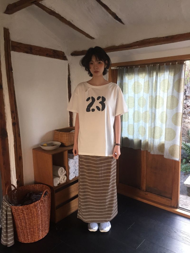 YWD STRIPE SKIRT (2color)
