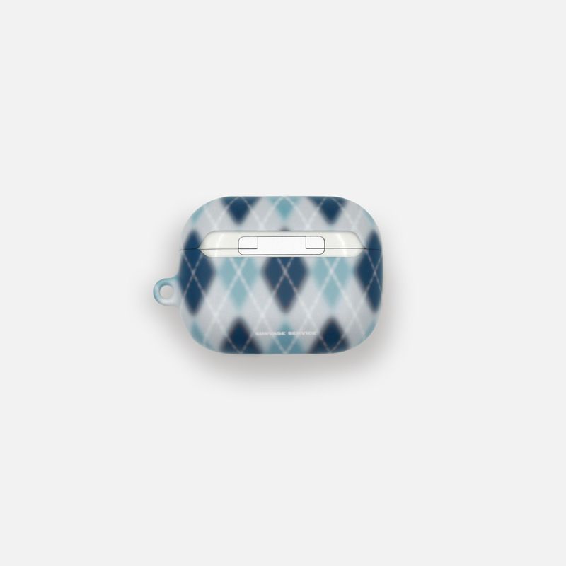 ARGYLE BLUR CASE_MISTY BLUE (airpods)