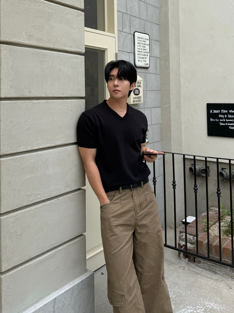 Onew vintage washing cargo pants