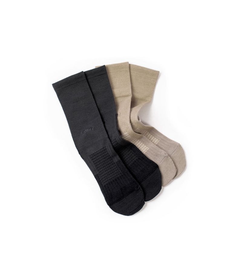 nozzle quiz（ノズルクイズ）の「Hybridity Feather Merino Wool Socks Lite (2 pair in)（Fashion Accessories）」
