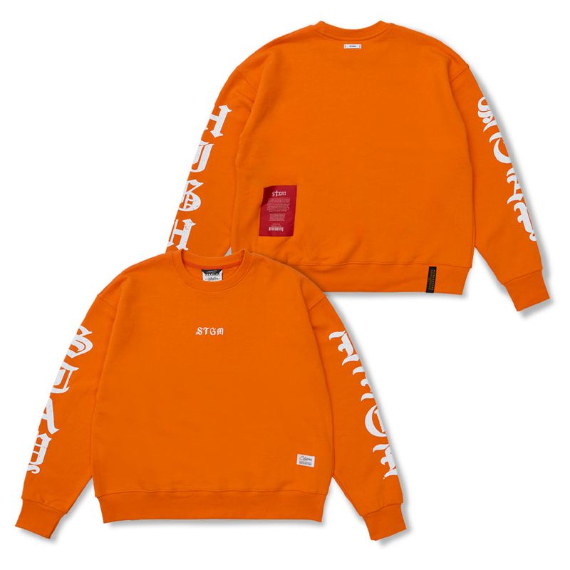 STIGMA(スティグマ)の「Stay High Oversized Crewneck Black / Orange(Tops)」