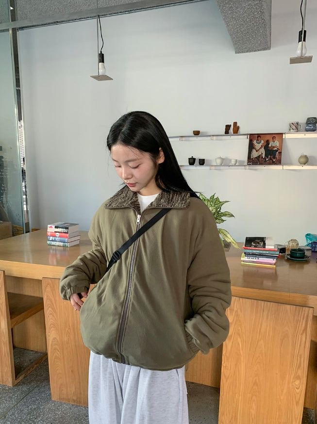 BAON（バオン）の「Kilterra Reversible Fleece Zip-Up Jumper（Jackets/Outerwear）」