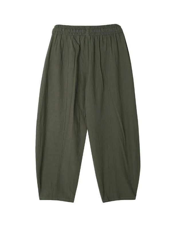 Diel Linen Pintuck Banding Pants