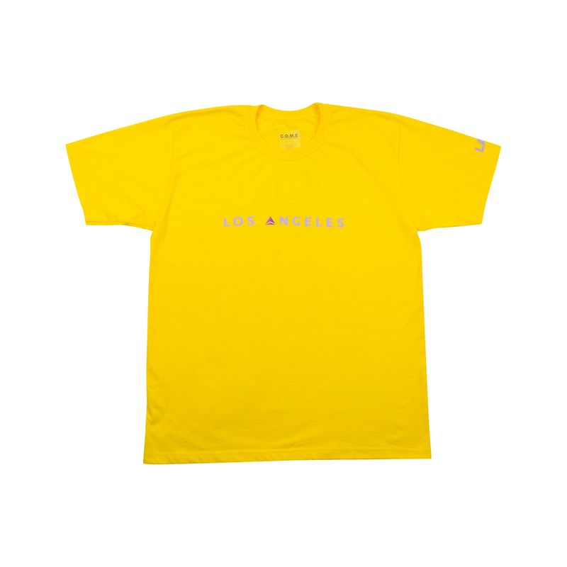 C.O.M.E（シーオーエムイー）の「[UNISEX] ‘STOP COVID’ T-Shirt (Los Angeles)（Tops）」