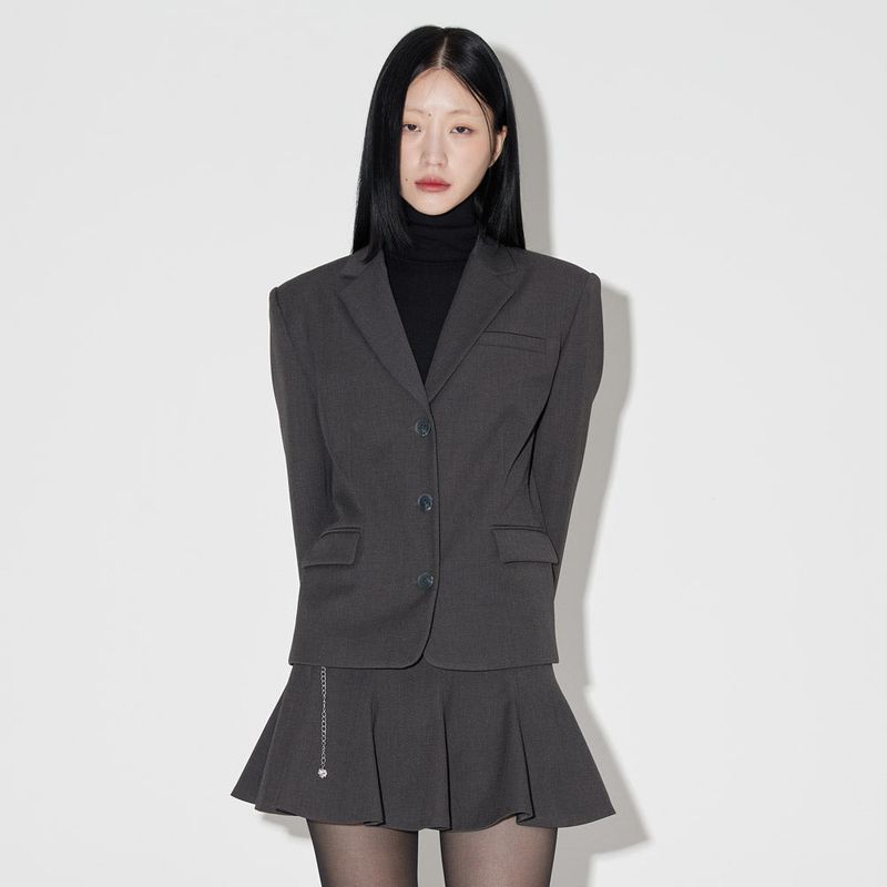 ZEROPLANET（ゼロプラネット）の「クラシックセミオーバージャケット / Classic Semi-over Jacket	[CHARCOAL]（ジャケット/アウター）」