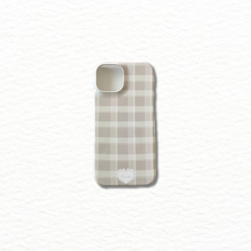 THE ON THE（ザ オン ザ）の「ヴィンテージチェック - ブラウン（スマホグッズ/小物）」