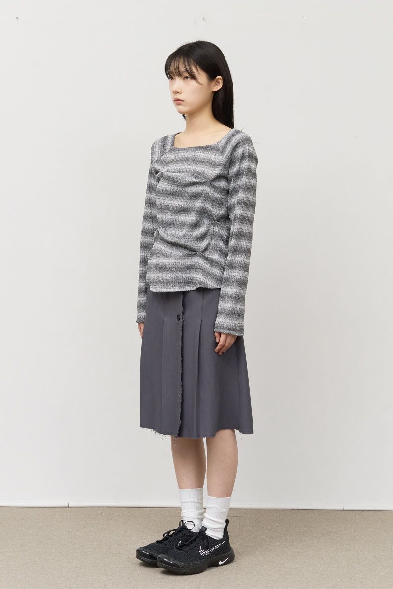 (W) Demon Pleats Skirt