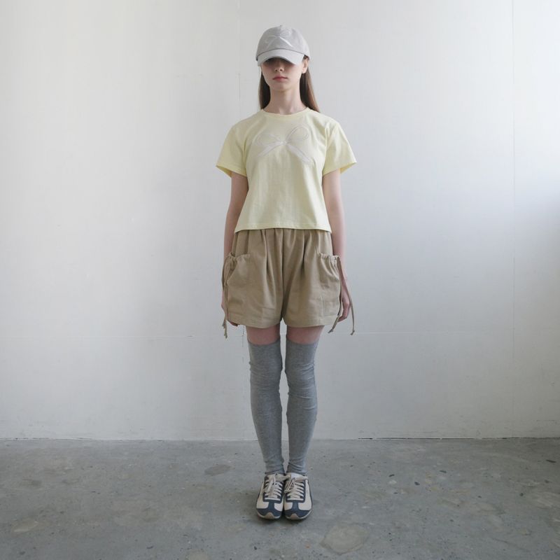 Yellow Ribbon Semi-Crop T-Shrit