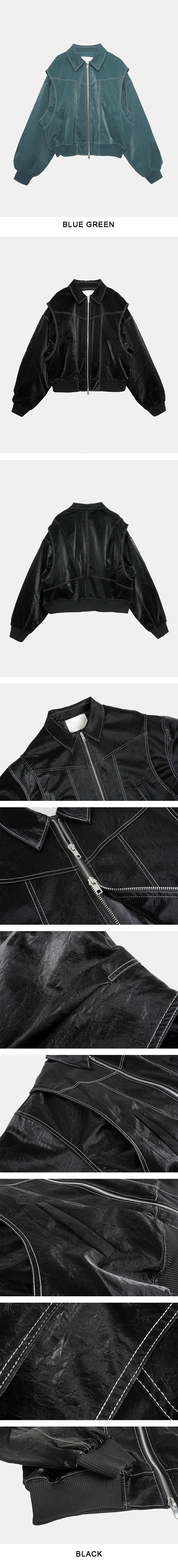 Viper Leather 2-way Zip-up Jacket