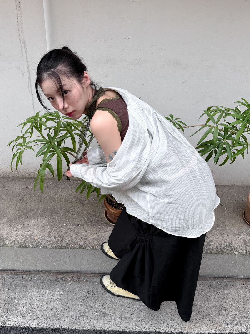 AIRY STRIPE SHIRT